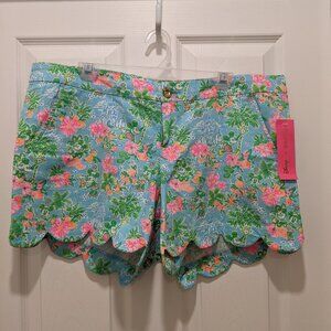 Disney Lilly Pulitzer Scalloped Shorts